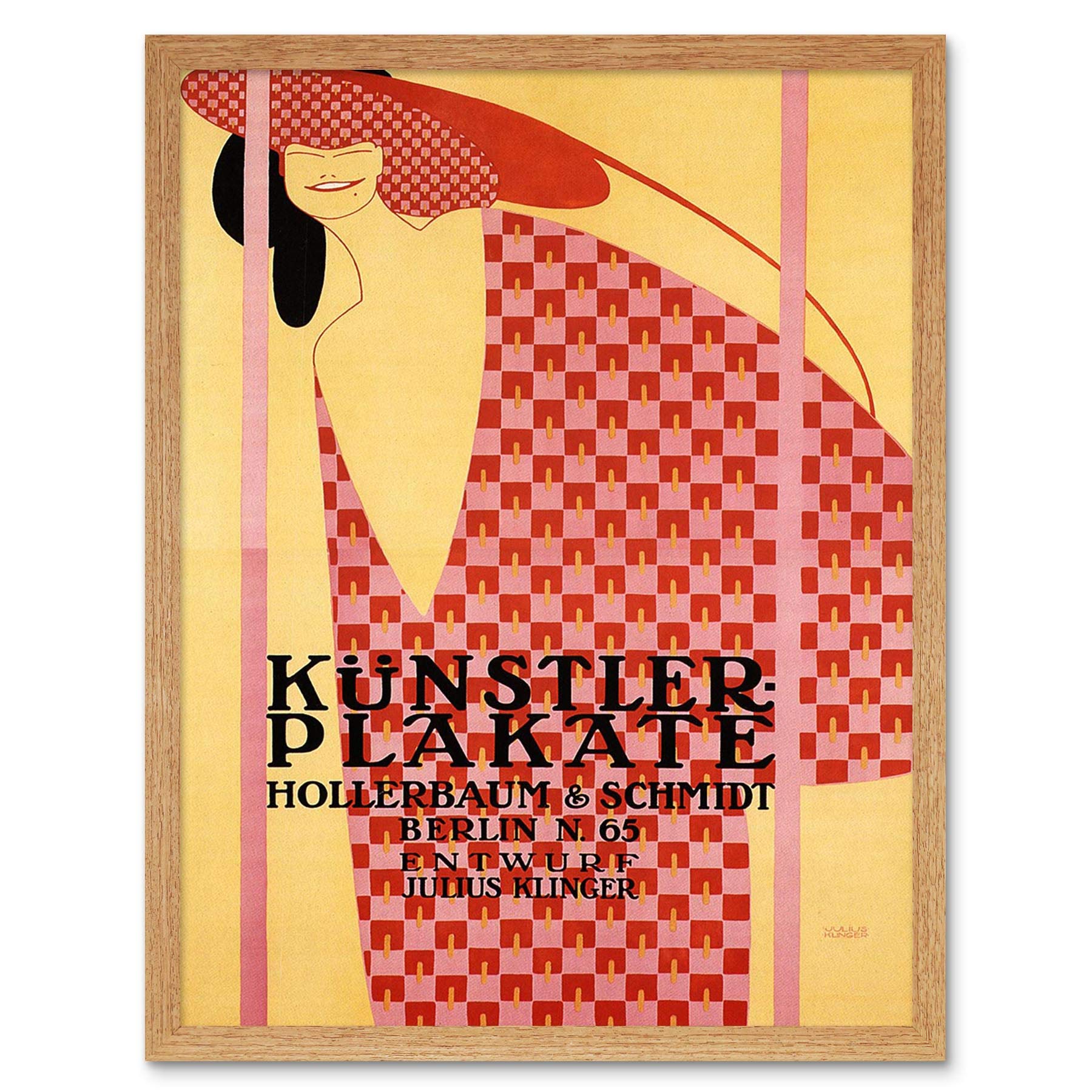 Wee Blue Coo Exhibition Berlin Germany Vintage Advertising Retro Art Print Framed Poster Wall Decor 12X16 Inch