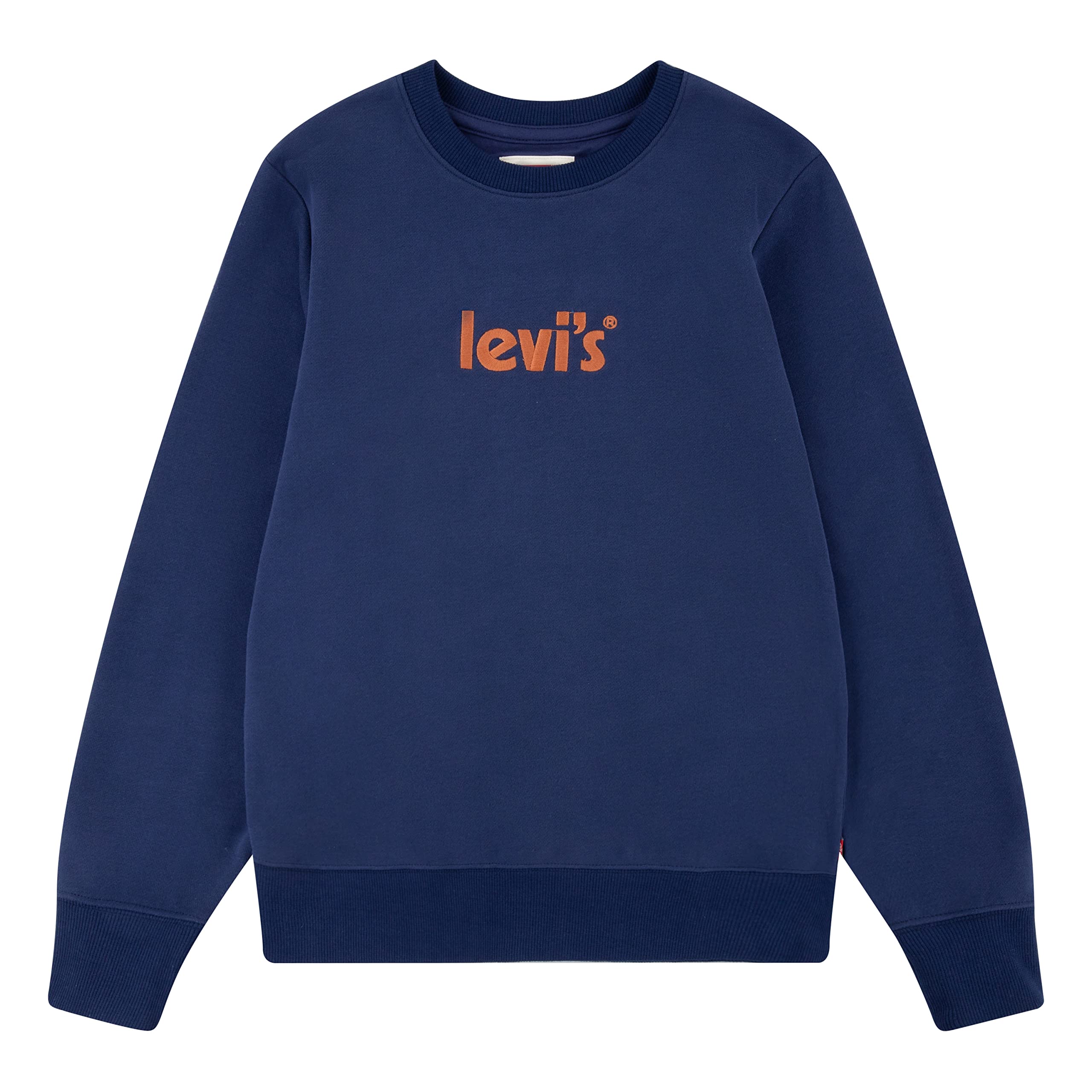 Levi'S Kids Lvb Poster Logo Crewneck Boy'S 10 Years Naval Academy