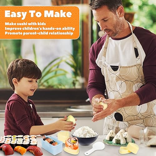 Miniatura 3 de Molde de spam para musubi, juego de moldes para sushi onigiri, fabricante de pasta de sésamo de cocina, kit de moldes Masubi antiadherentes,