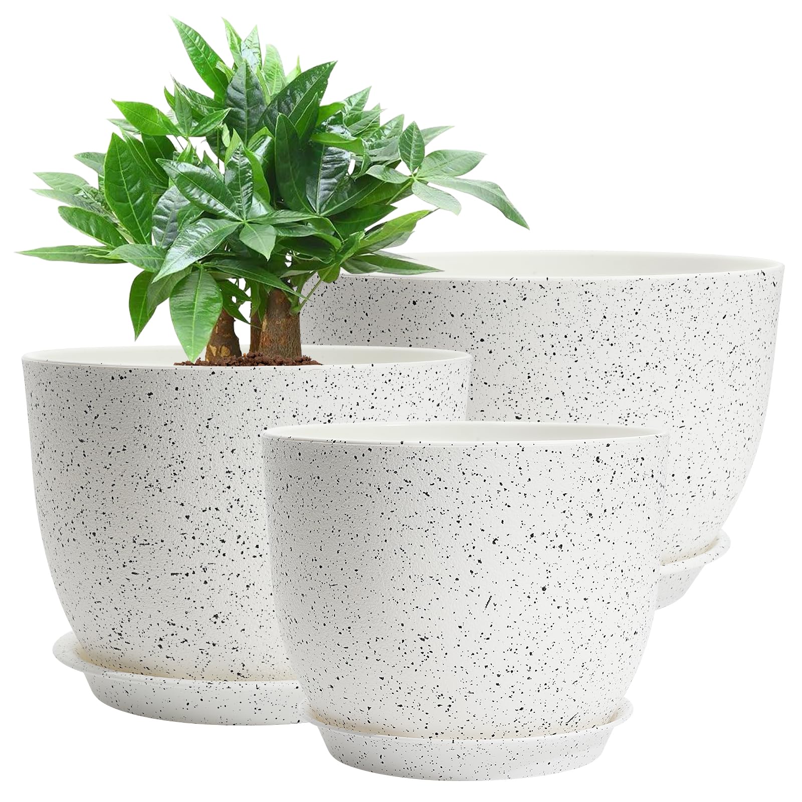 GARDIFE 12/10/9 inch Plant pots, Large planters for Indoor Plants