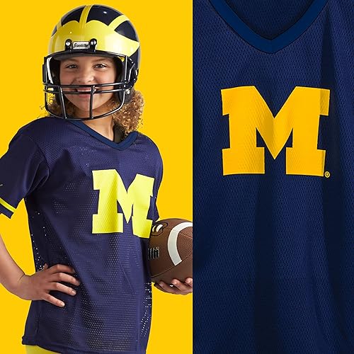 Miniatura 41 de Franklin Sports NCAA - Conjunto de casco de fútbol americano universitario + camiseta - Conjunto de disfraz de uniforme de equipo de la NCAA