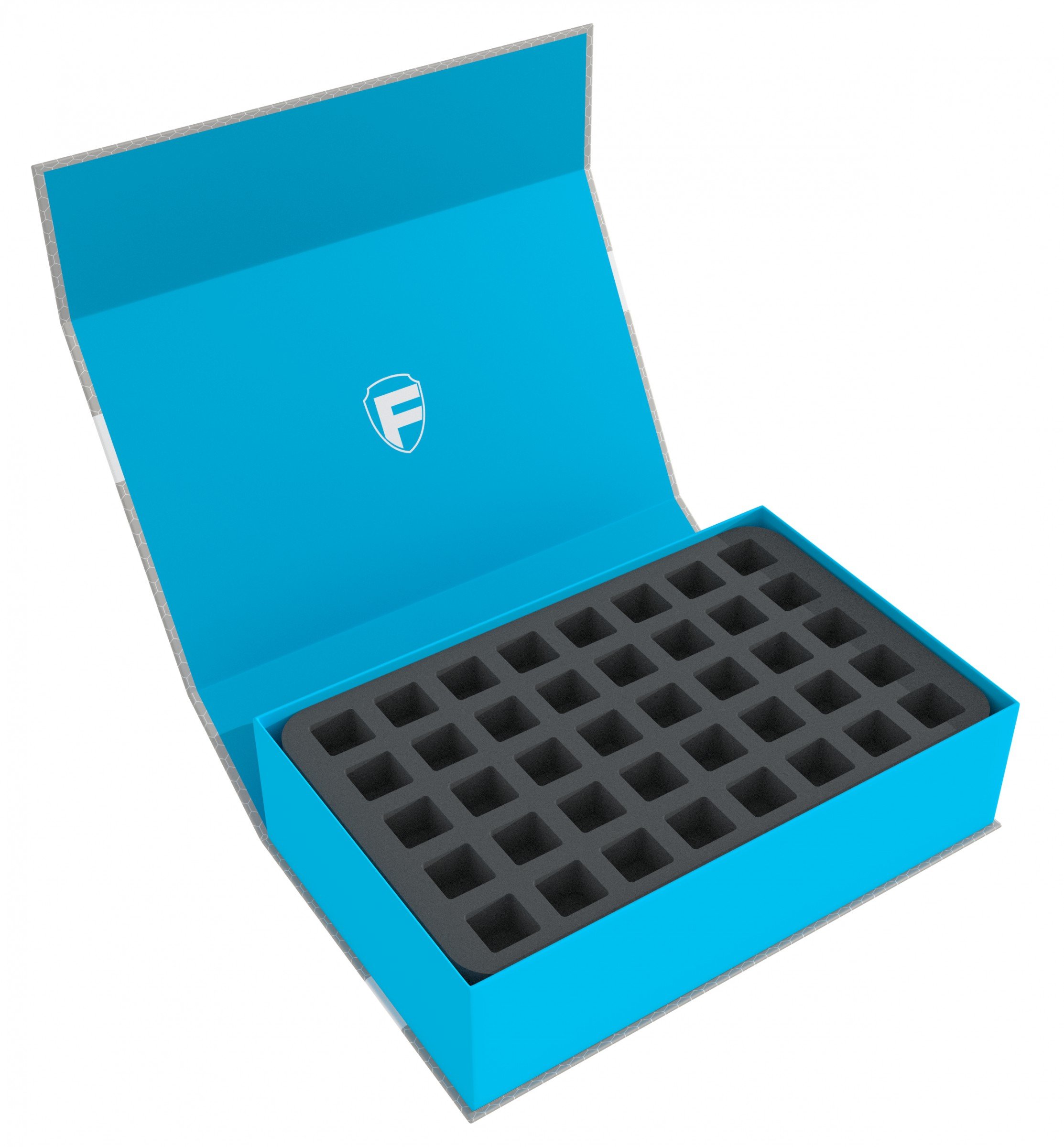 Feldherr Magnetic Box Azul es Compatible con Star Wars Destiny - 80 Dados
