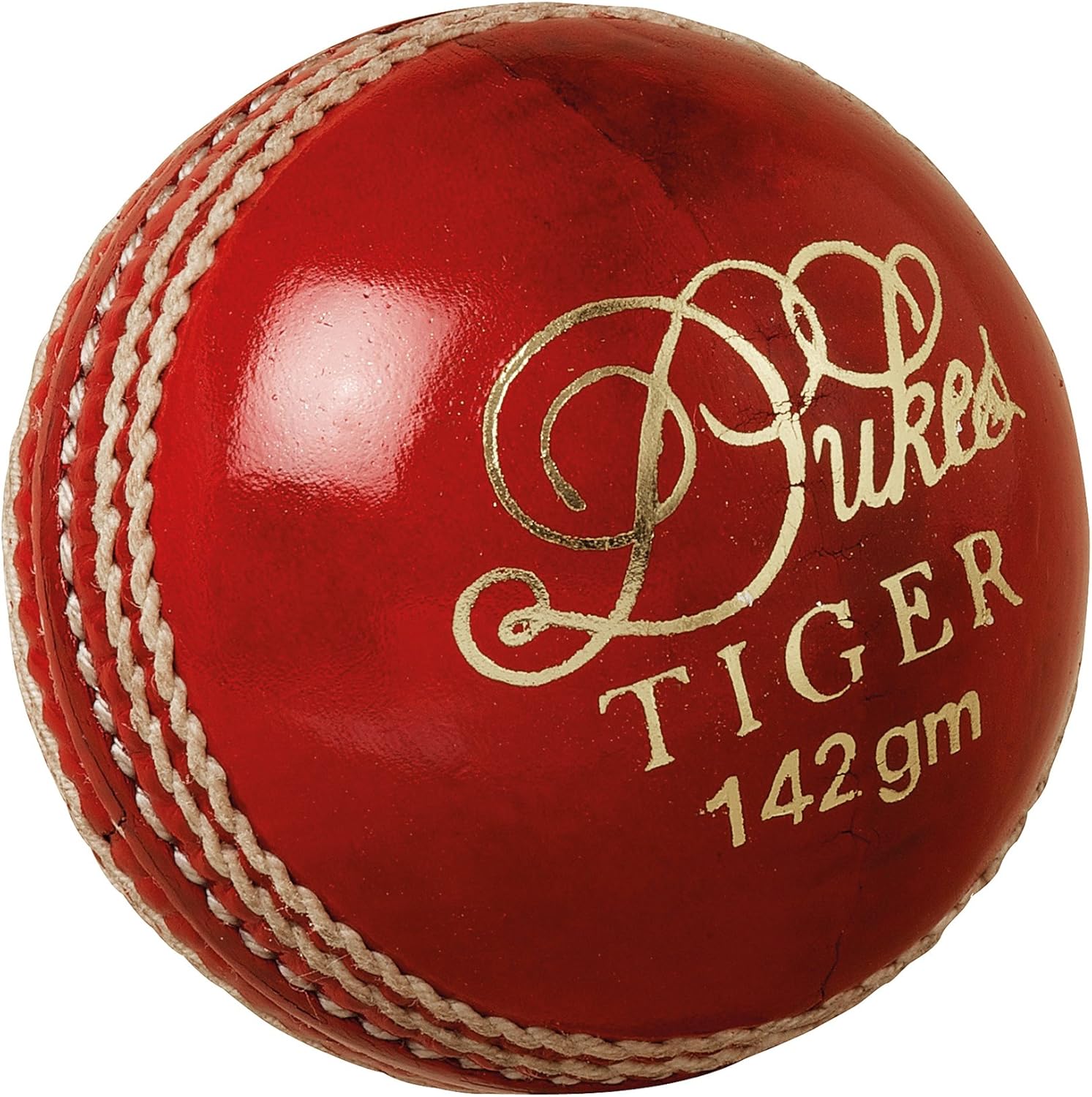 Dukes Tiger A Cricket Ball (Junior Red) BigaMart