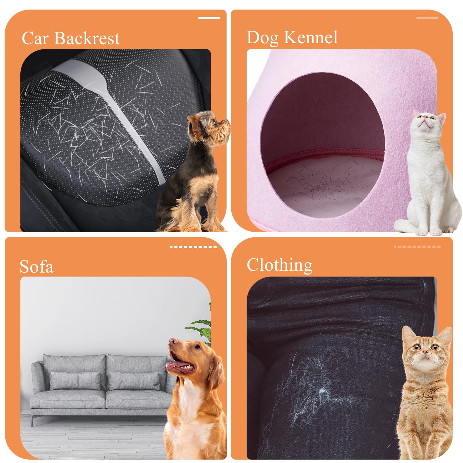 CHEERYMAGIC Double Sided Pet Grooming Gloves, Pet Hair Remover Gloves for Dog & Cat, Static Removal Gloves For Pet Hair, Reusable Pet Cleaning Glove for Washing Deshedding Grooming A9JDCMST 6 812QZhvW9SL. SL1500