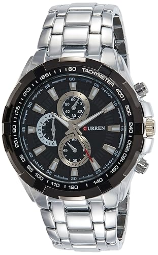 Analog Black Dial Mens Watch-CUR014BK