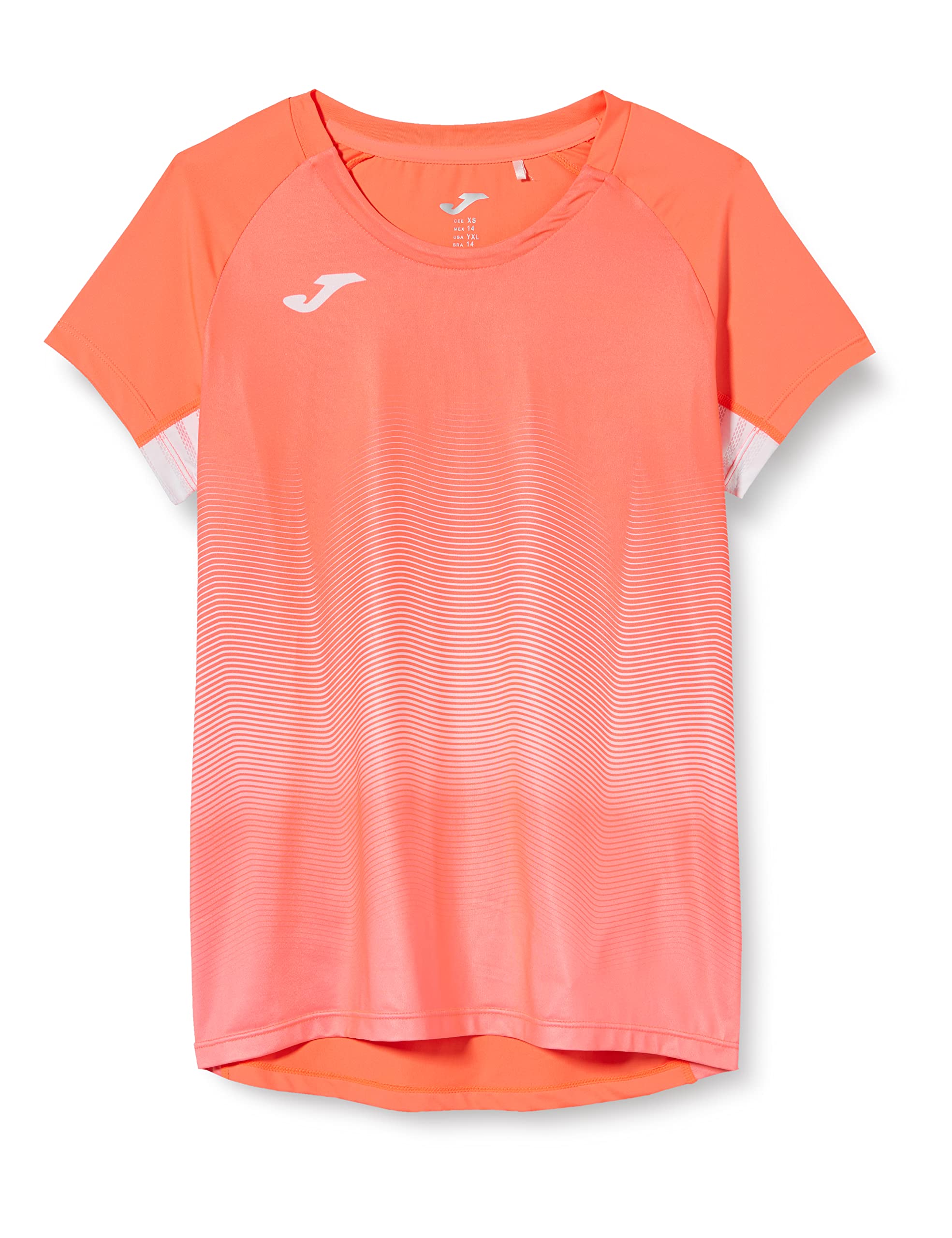 Joma Elite VII Running shirt, Girls, girls, 901020.040, fluorescent coral, 4XS-3XS