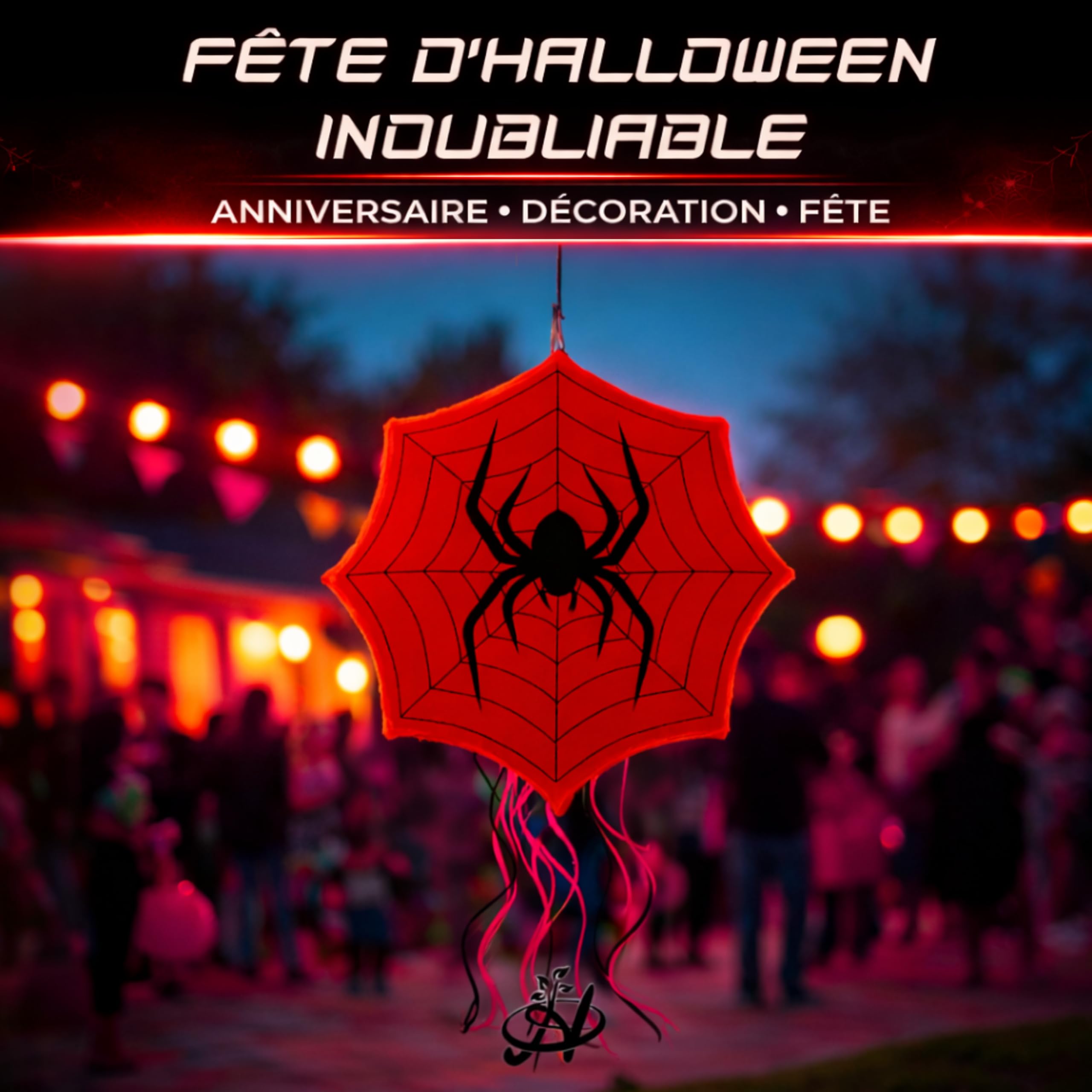 Piñata Géante Thème Araignée – Anniversaire Enfant Garçon – Super-Héros Type Spider – Grande Piñata à Casser – Fête, Halloween – Grande Capacité Bonbons & Surprises