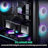 Phanteks PH-Ec400ga_dbk01 Computer Case Midi Tower Nero (phanteks Eclipse G400a Case Tempered Glass Drgb Satin Black) - 6