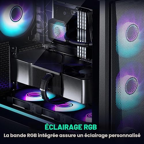 Phanteks PH-Ec400ga_dbk01 Computer Case Midi Tower Nero (phanteks Eclipse G400a Case Tempered Glass Drgb Satin Black) - 6