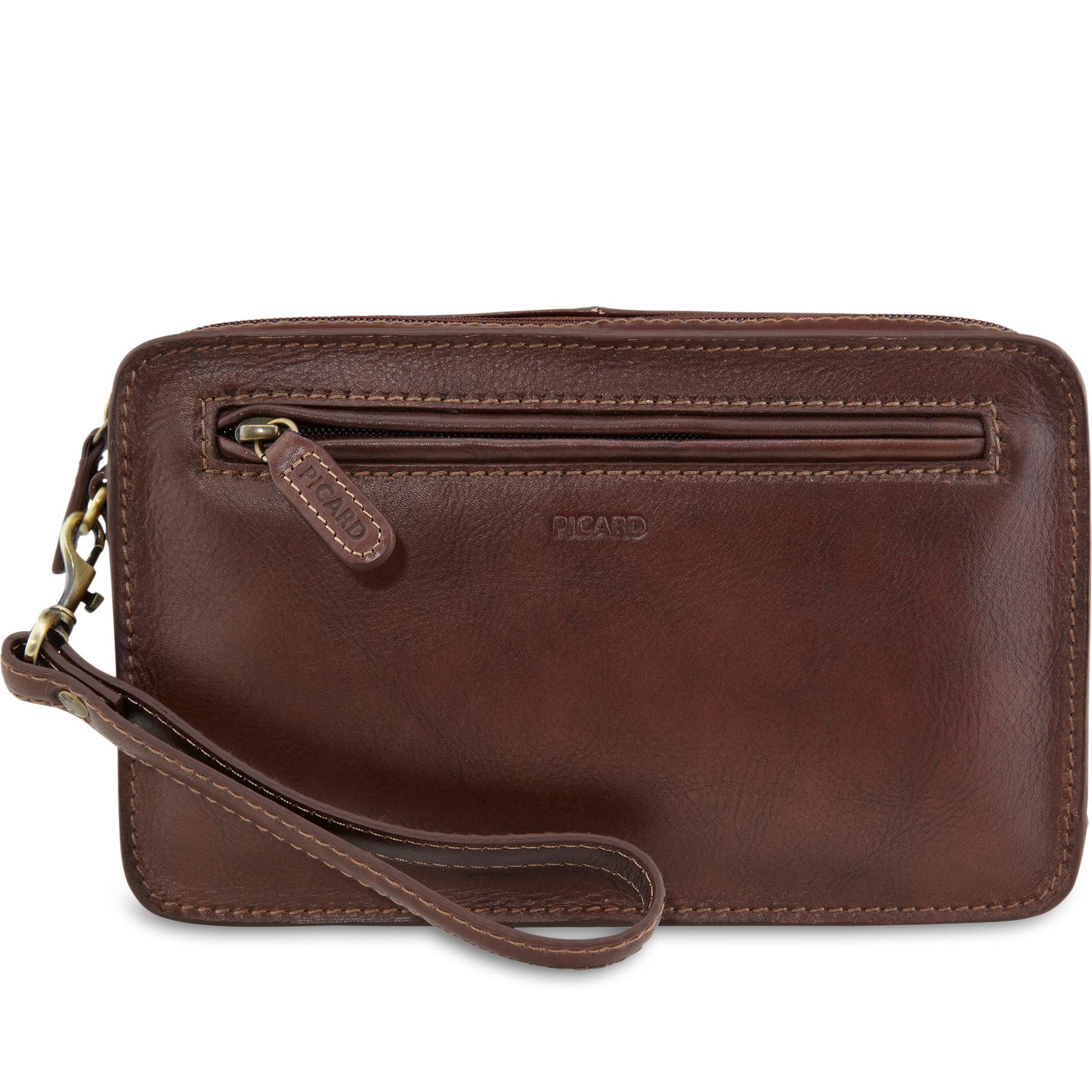 Picard Herren Handgelenktasche TOSCANA aus Rindsleder OneSize | mit Reißverschluss | Handgelenktasche | Alltag