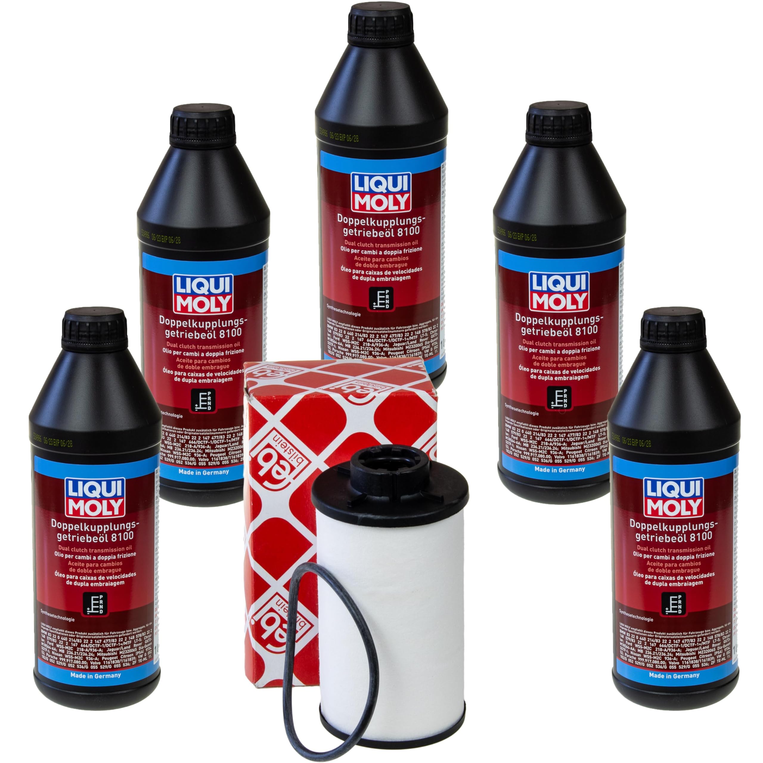 Automatikgetriebe Ölwechsel Satz Getriebeölwechselsatz mit für A3 Cabriolet | Getriebeöl LIQUI MOLY Doppelkupplungsgetriebe-Öl 8100 Hydraulikfilter