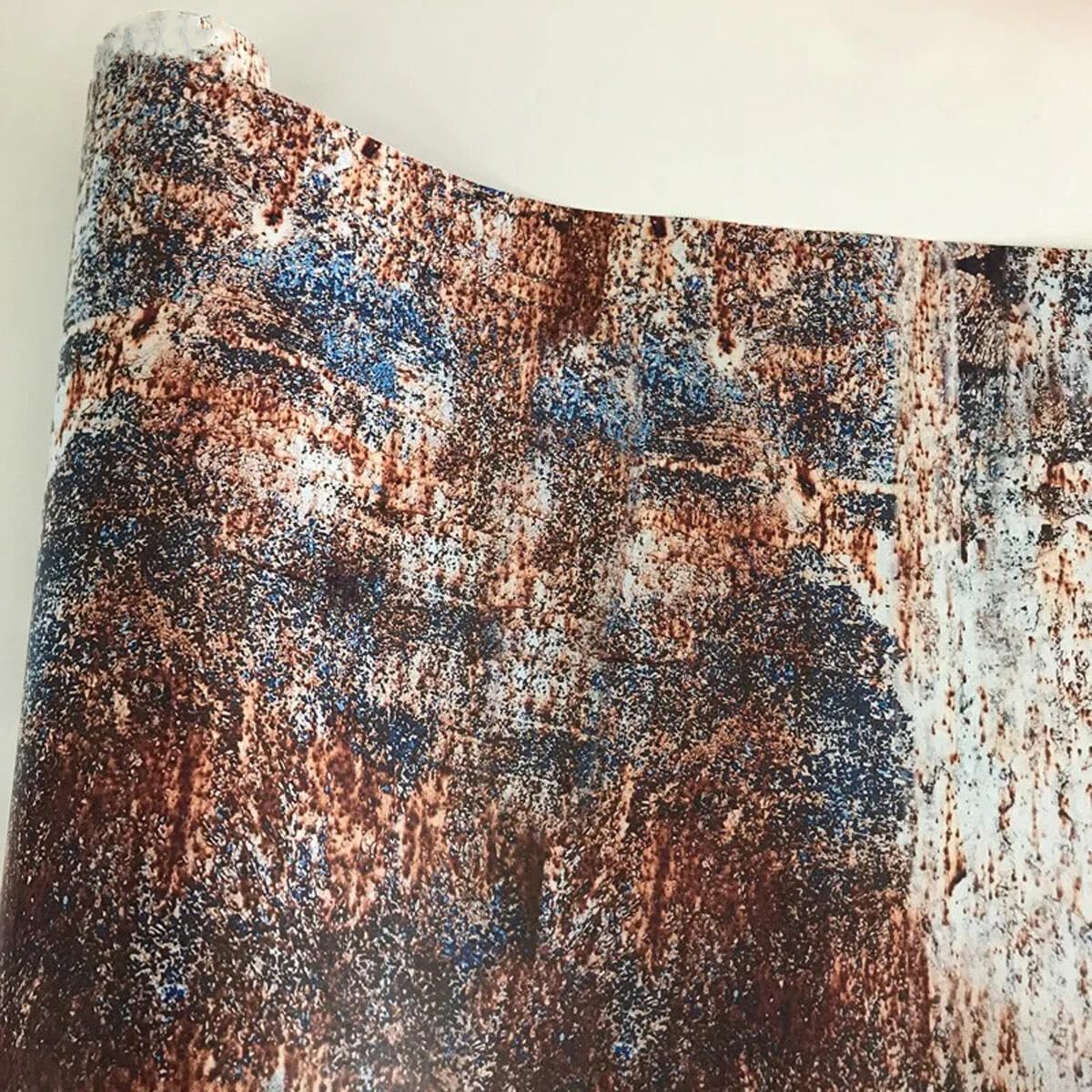 Rusty Car Vinyl Wrap, 19.69"x118.11" Self Adhesive Air Release Car Sticker Decal for Exterior Interior, 5