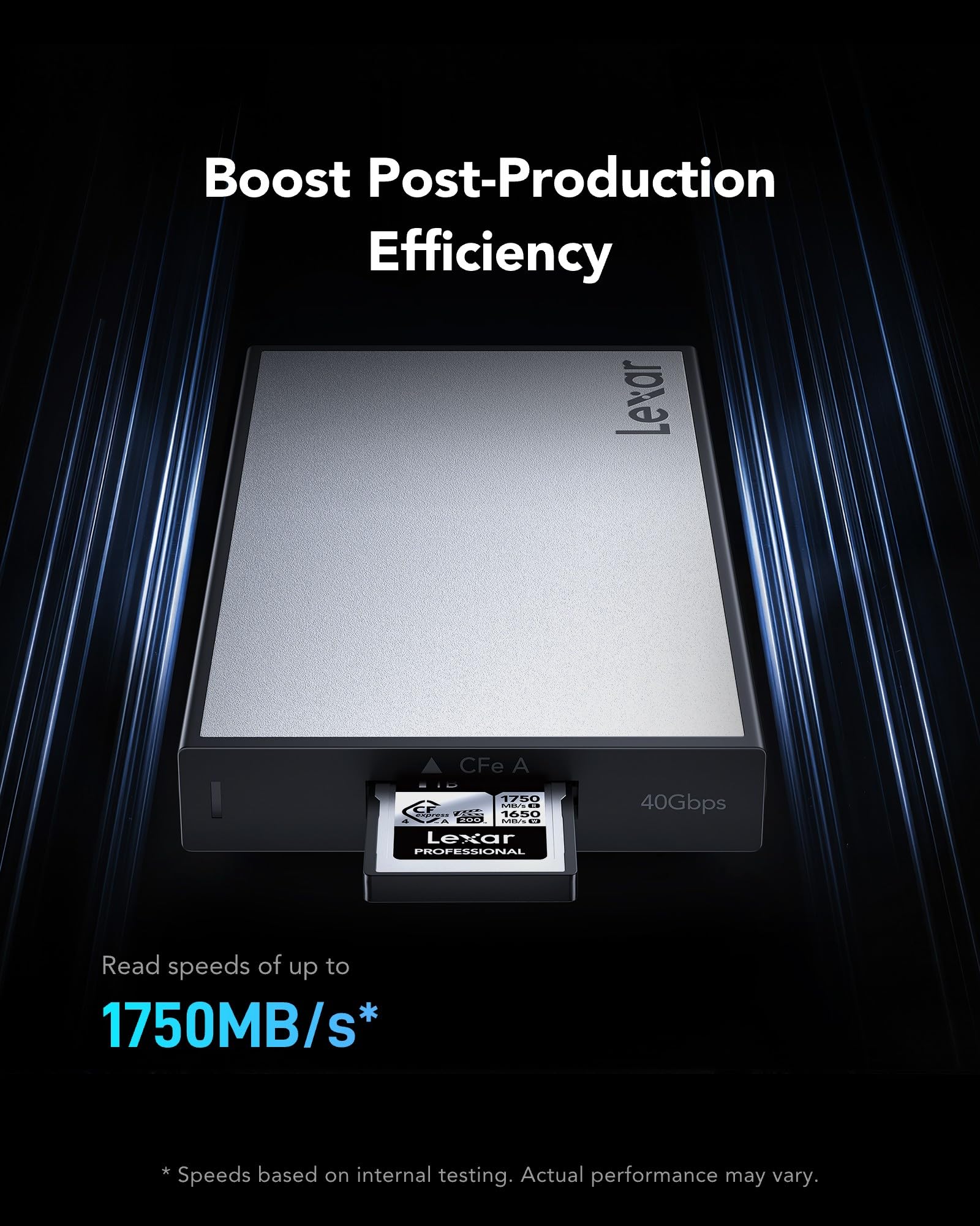 Lexar Professional CFexpress 4.0 Typ A Karte 256GB, CFe Karte bis zu 1750MB/s Lesen, VPG200, 8K Video CF Card, Speicherkarte kompatibel mit Sony Alpha Sony FX Kameras