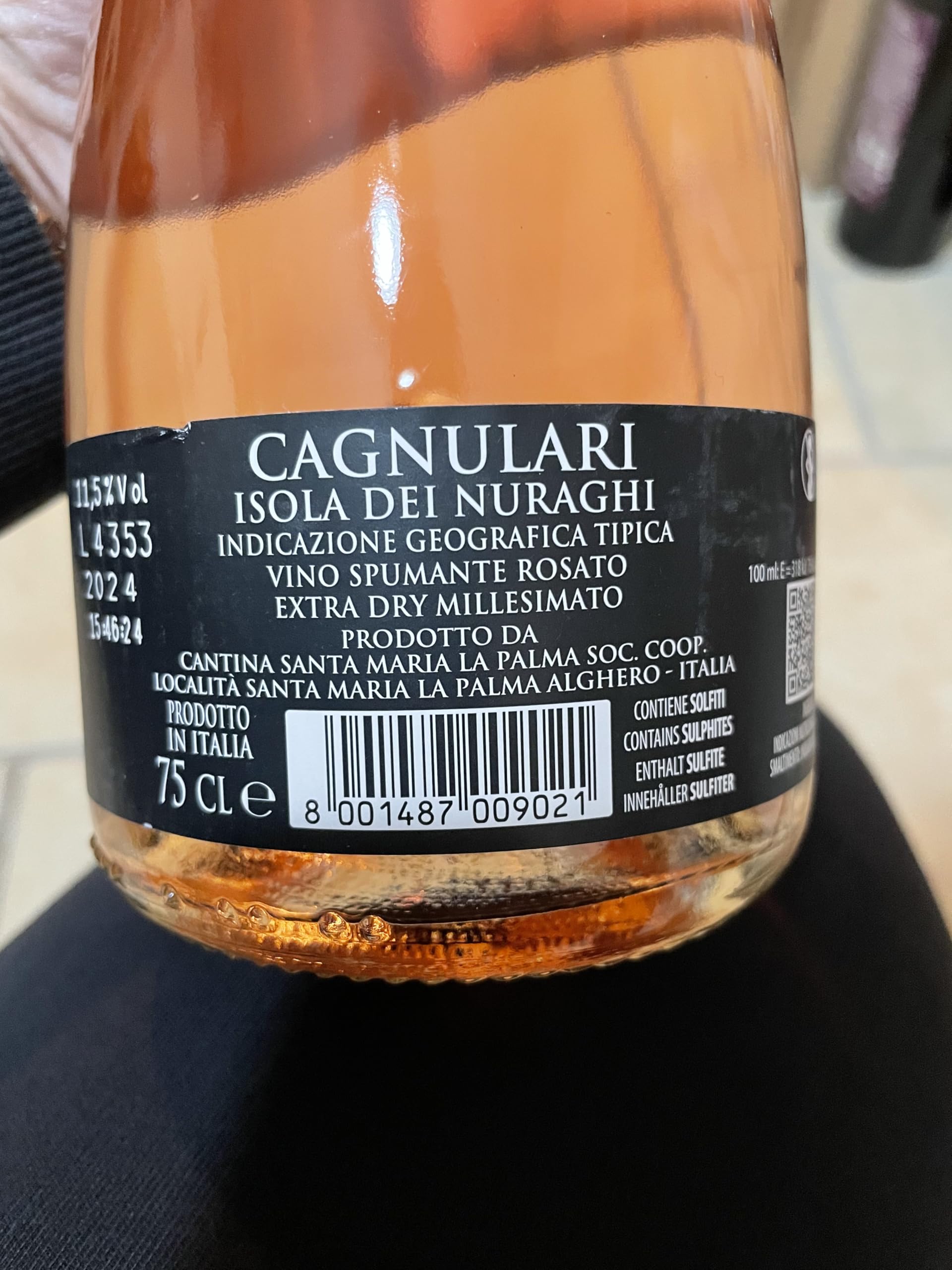Slow Sardinia - Akènta Rosè Cagnulari I.G.T., 2 bottiglie da 75cl, Perlage fine e persistente, Spumante da vitigno Cagnulari, Ottimo aperitivo, Cantina Santa Maria la Palma Alghero