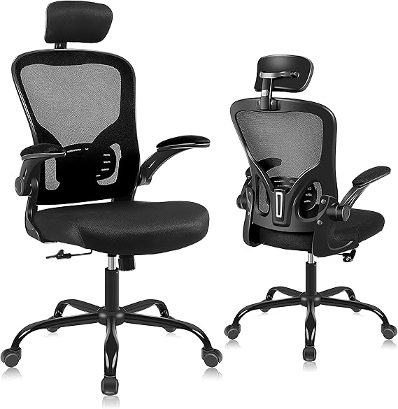 Ergonomic Office Desk Chair Flysky Breathable Mesh Swivel Computer