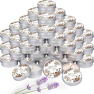 MTLEE 50 Pcs Love is Brewing Bridal Shower Candles Gift Favors for Guest...