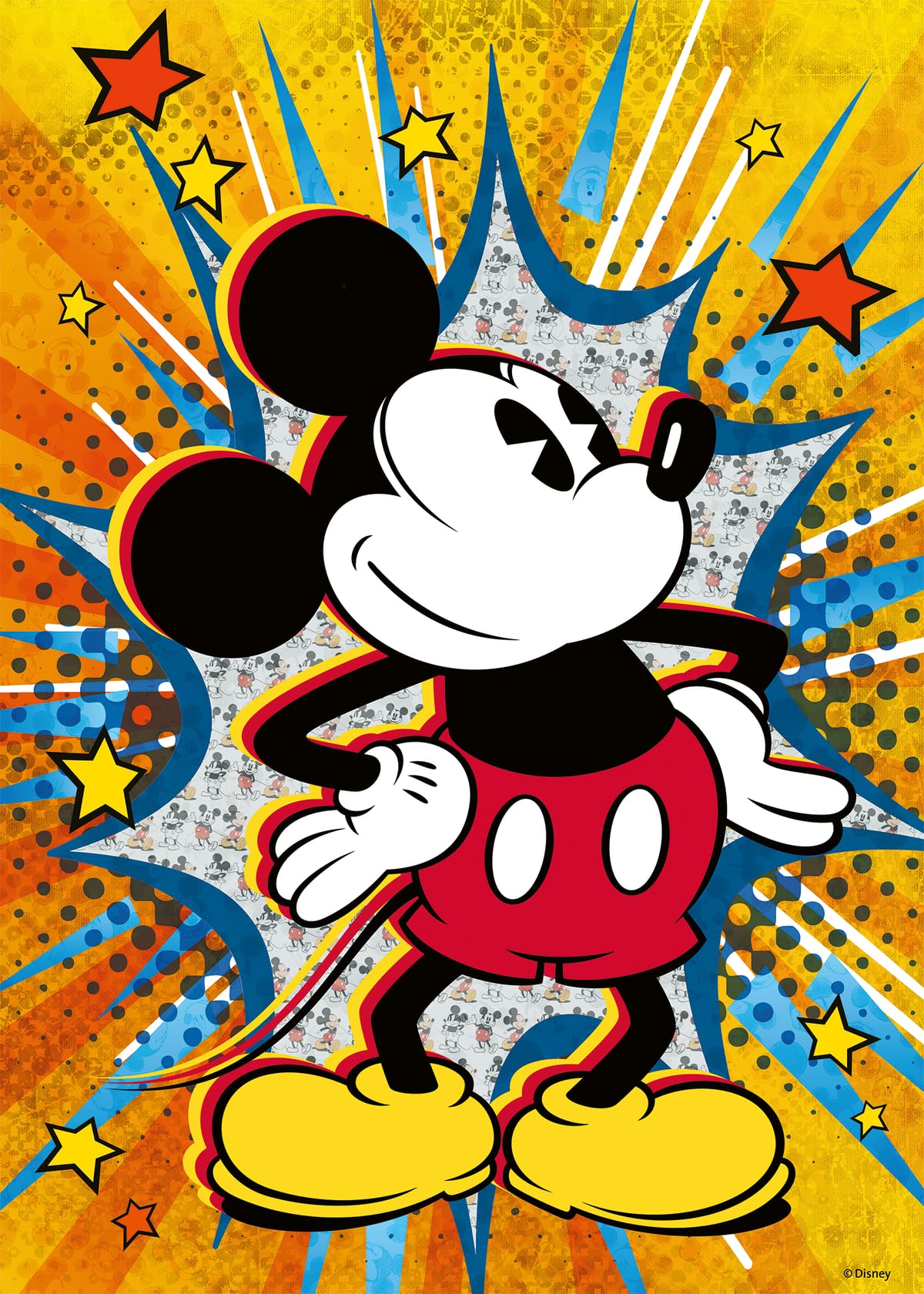 Amazon.com: Ravensburger Disney Retro Mickey 1000 Piece Jigsaw