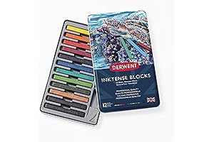 Derwent Inktense Blocks: Experience Watercolor Vibrancy on Paper and Fabric