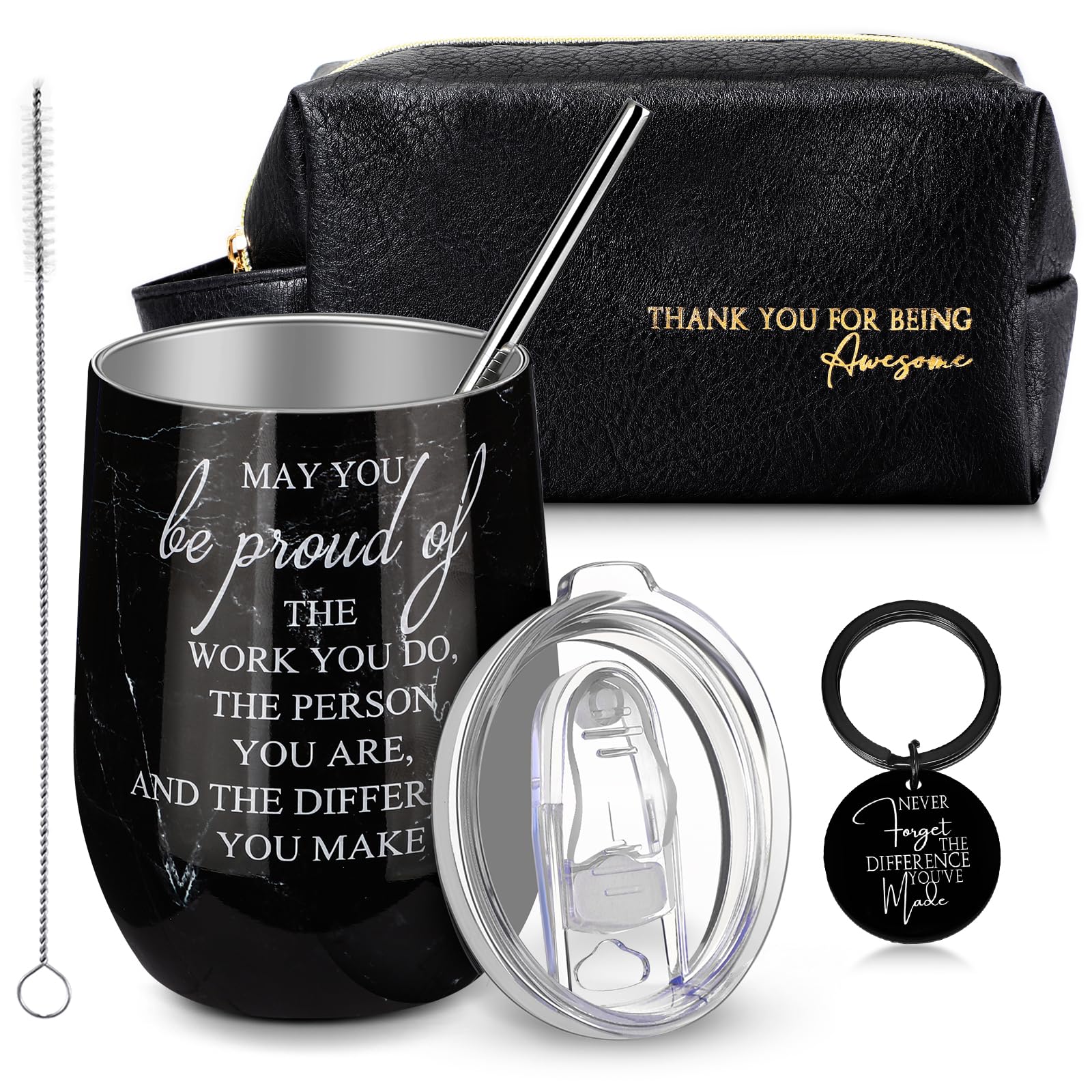 Dandat 3 Pcs Thank You Gift Men Coworker Vet Tech Week Gifts Obsidian