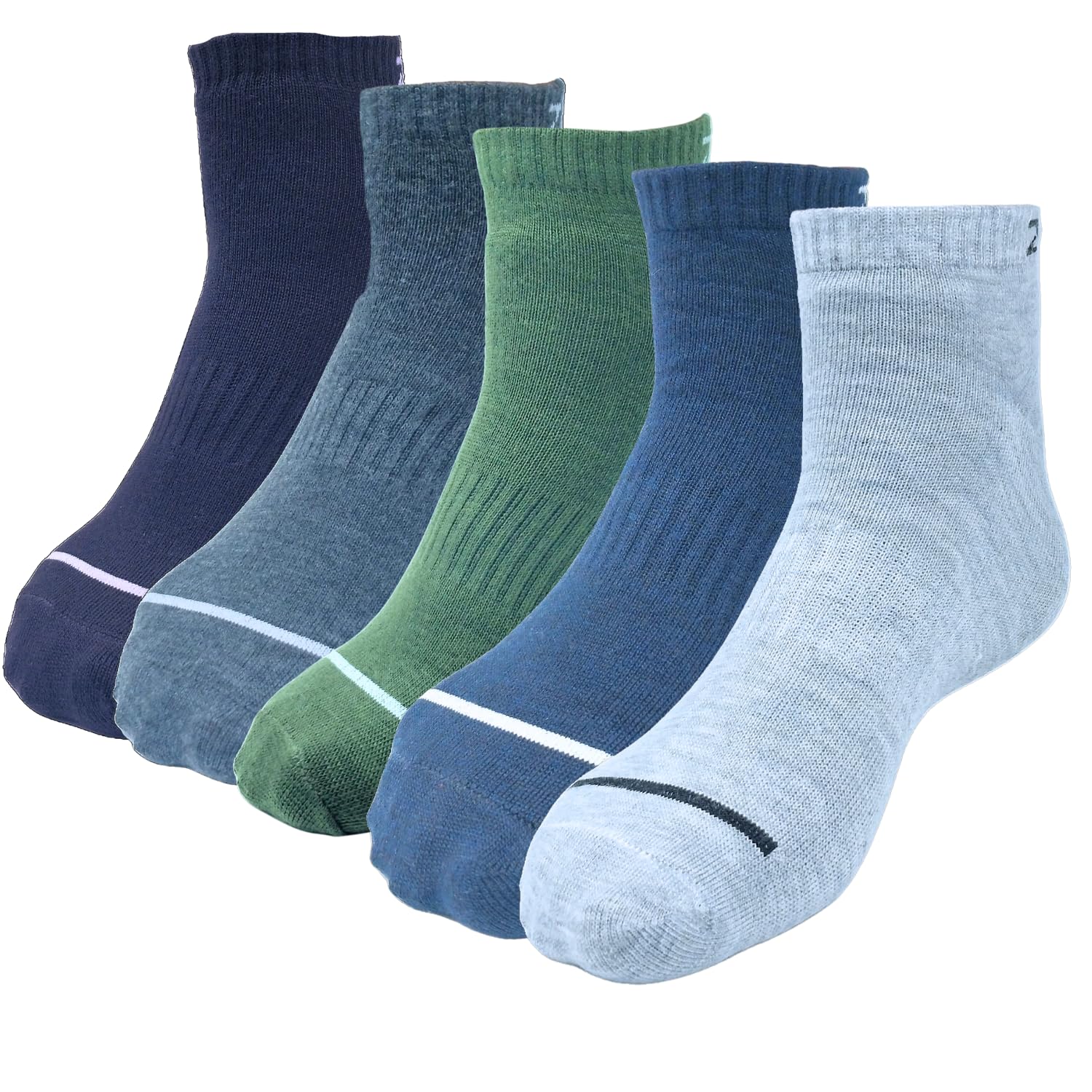 zensoo Ankle Socks for women And Man Combed Cotton Low Ankle Solid and Plain Color socks Combo pack Use for Gym, Running Casual Wear And (No smell) Unisex Breathable socks for summer - Free Size-picture-35