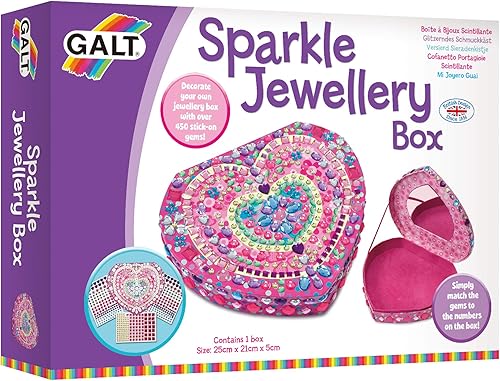 Galt Juguetes, caja de joyería brillante, kits de manualidades para niños, a partir de 6 años
