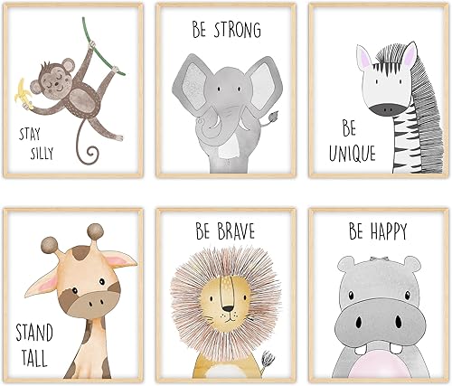 Miniatura 1 de W.O.W.A- Decoración de pared de guardería  Decoración de pared de bebé  Decoración de guardería de selva  Decoración de guardería  Decoración de