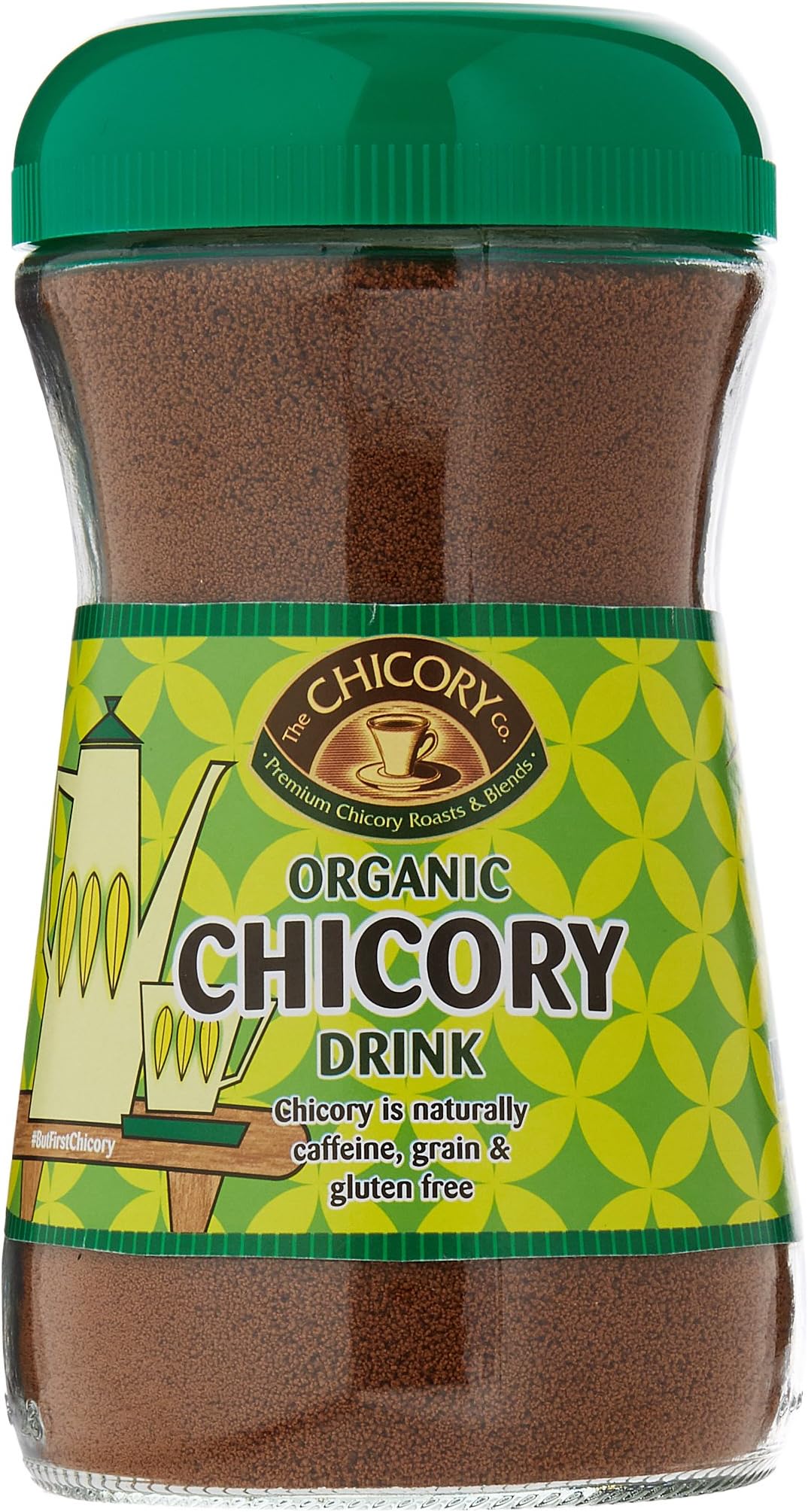 Organic Instant Chicory Drink 2 x 100g jars