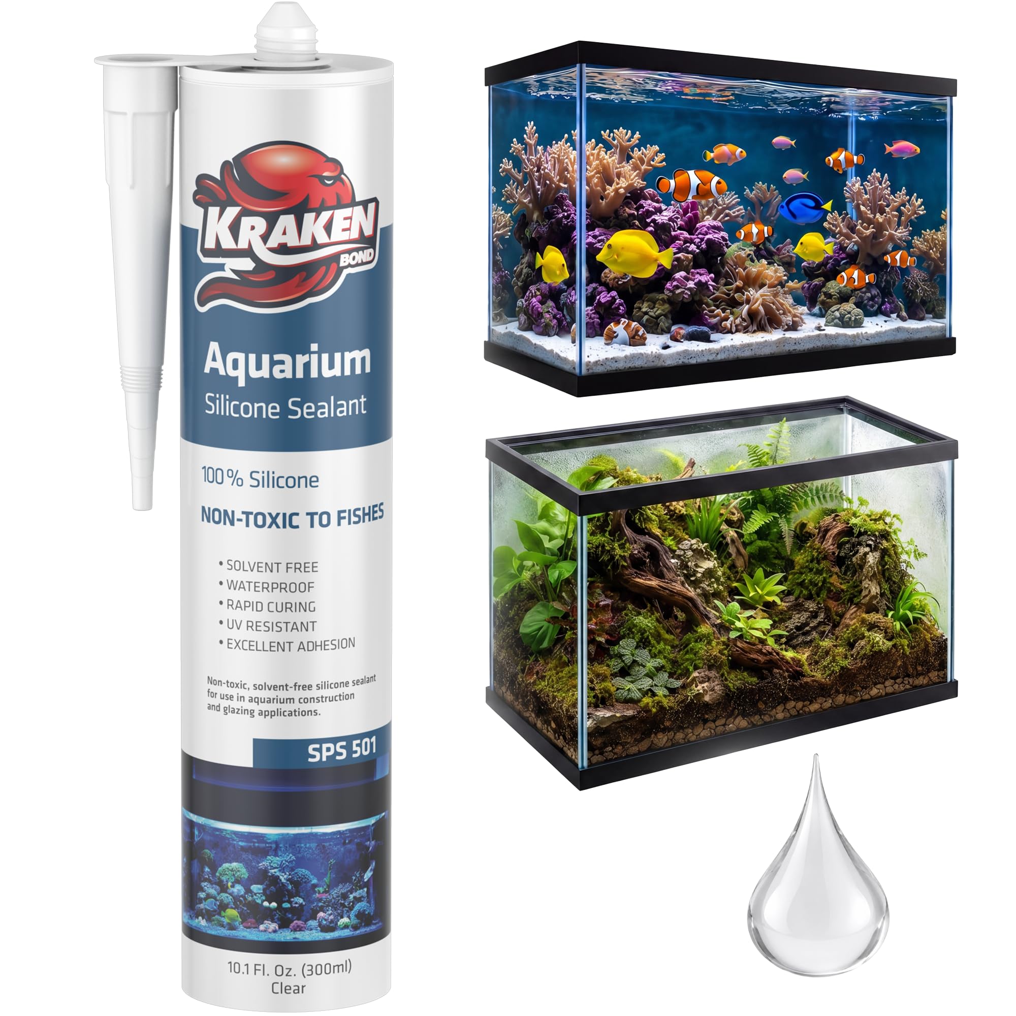 Kraken Bond Aquarium Silicone - 2 Pack -11
