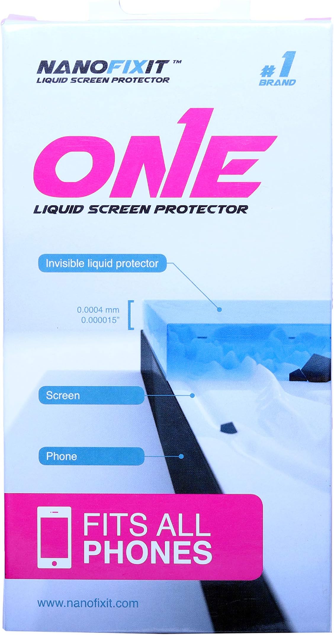 nanofixit liquid screen protector for all phones (Transparent)