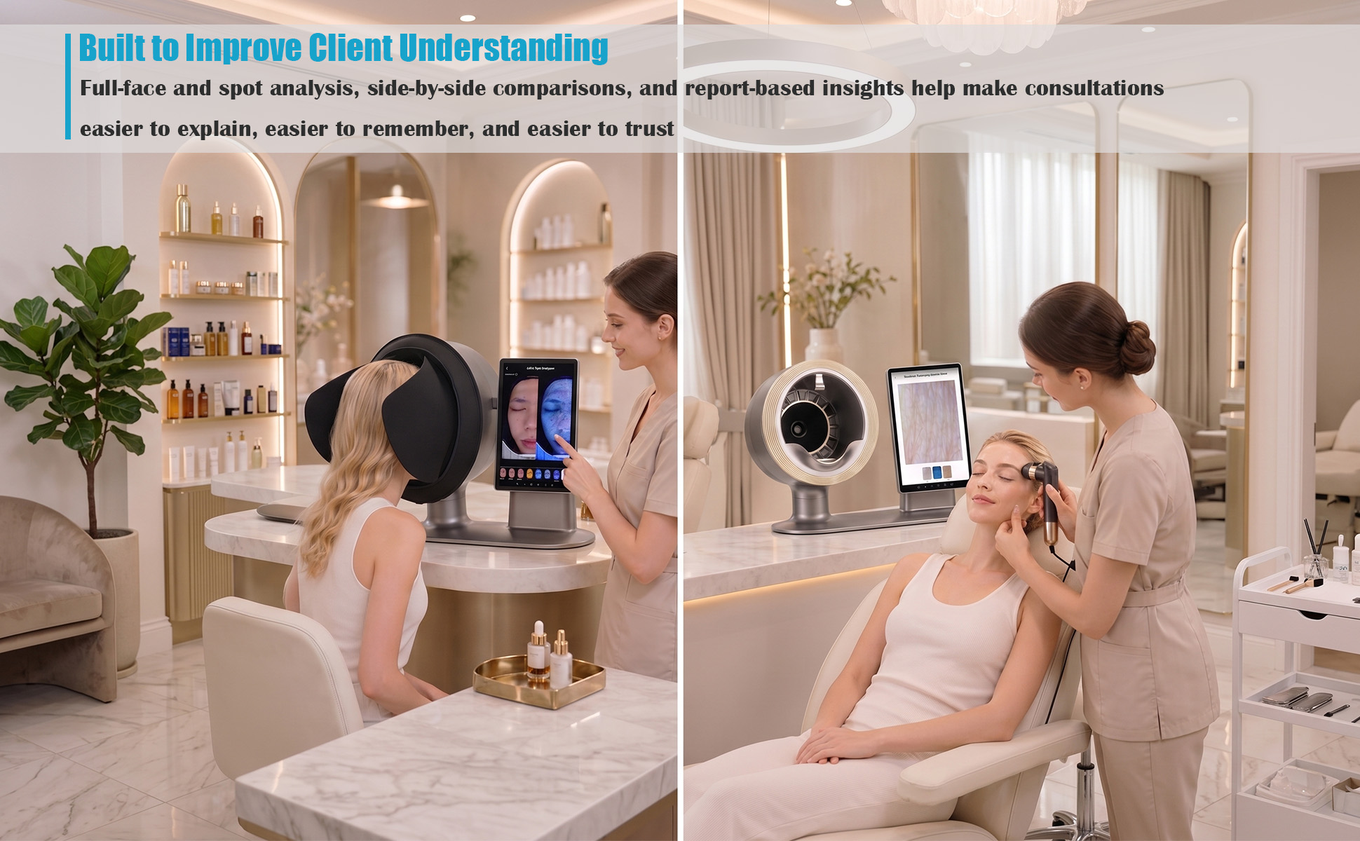 Amazon.com: Cobbawe-M17 Professional Skin Analysis Machine - For