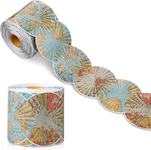 Miniatura 1 de Panelee Tablero de anuncios de mapa, borde de 68.9 pies, con borde de tablón de anuncios, mariposas, flores, abeja, espacio, inspirador, linda