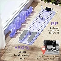 Vista 8 de Tablero de Pilates - Tablero Reformer de Pilates, Máquina Reformer de Pilates Portátil Multipropósito, Kit de Pilates para Casa para Entrenamiento