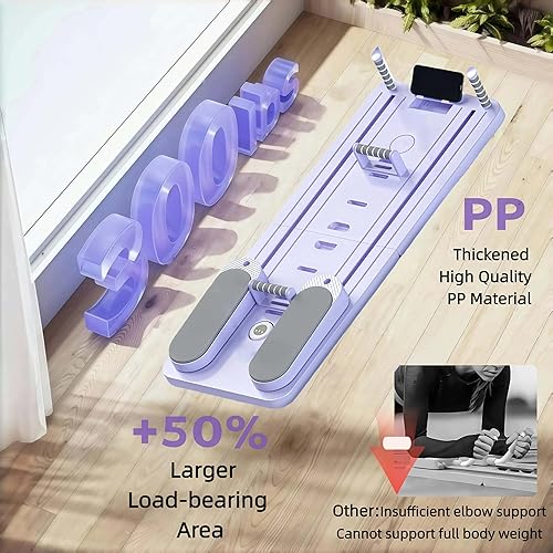 Miniatura 8 de Juego de reformador de pilates y tablero, multiusos, portátil, reformador, kit de pilates para el hogar, entrenamiento en casa, fitness, ejercicio,