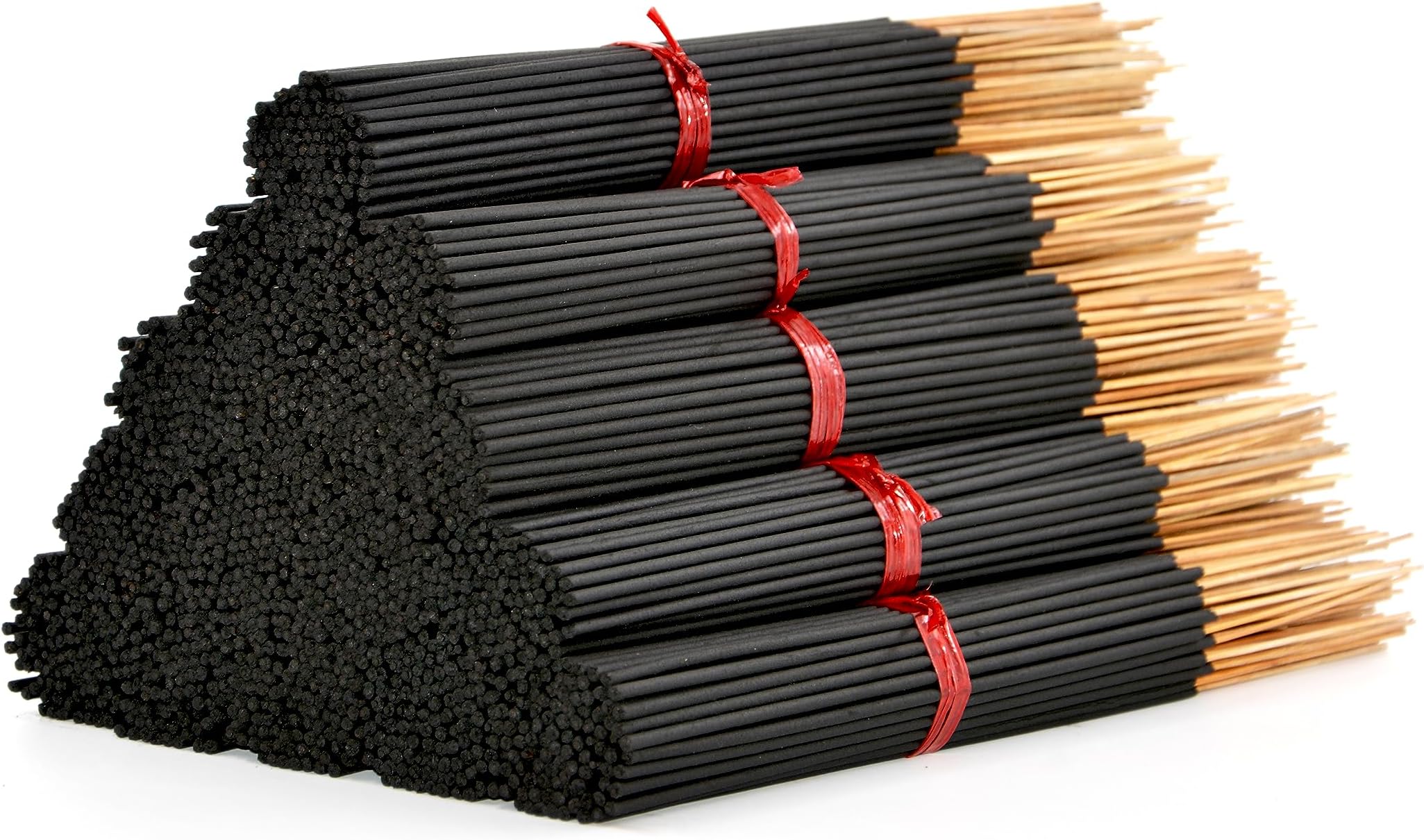 10 Bundles Unscented 1000 Charcoal Black 11'' Incense
