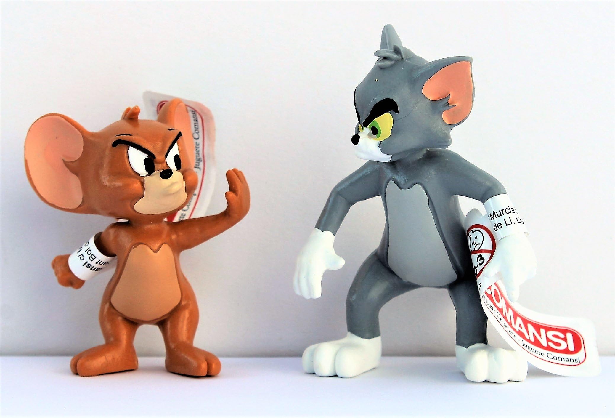 Comansi TOY SET Play set - Tom & Jerry fighting, size approx. 5.5-7.0 cm, includes Tom and Jerry figures