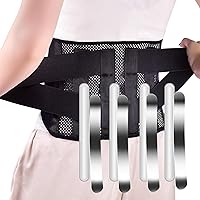 Vista 8 de Ultra-Thin Breathable Back Support Belt – Adjustable Waist Belt for Lower Back Pain Relief, Sciatica & Posture Support for Men & Women