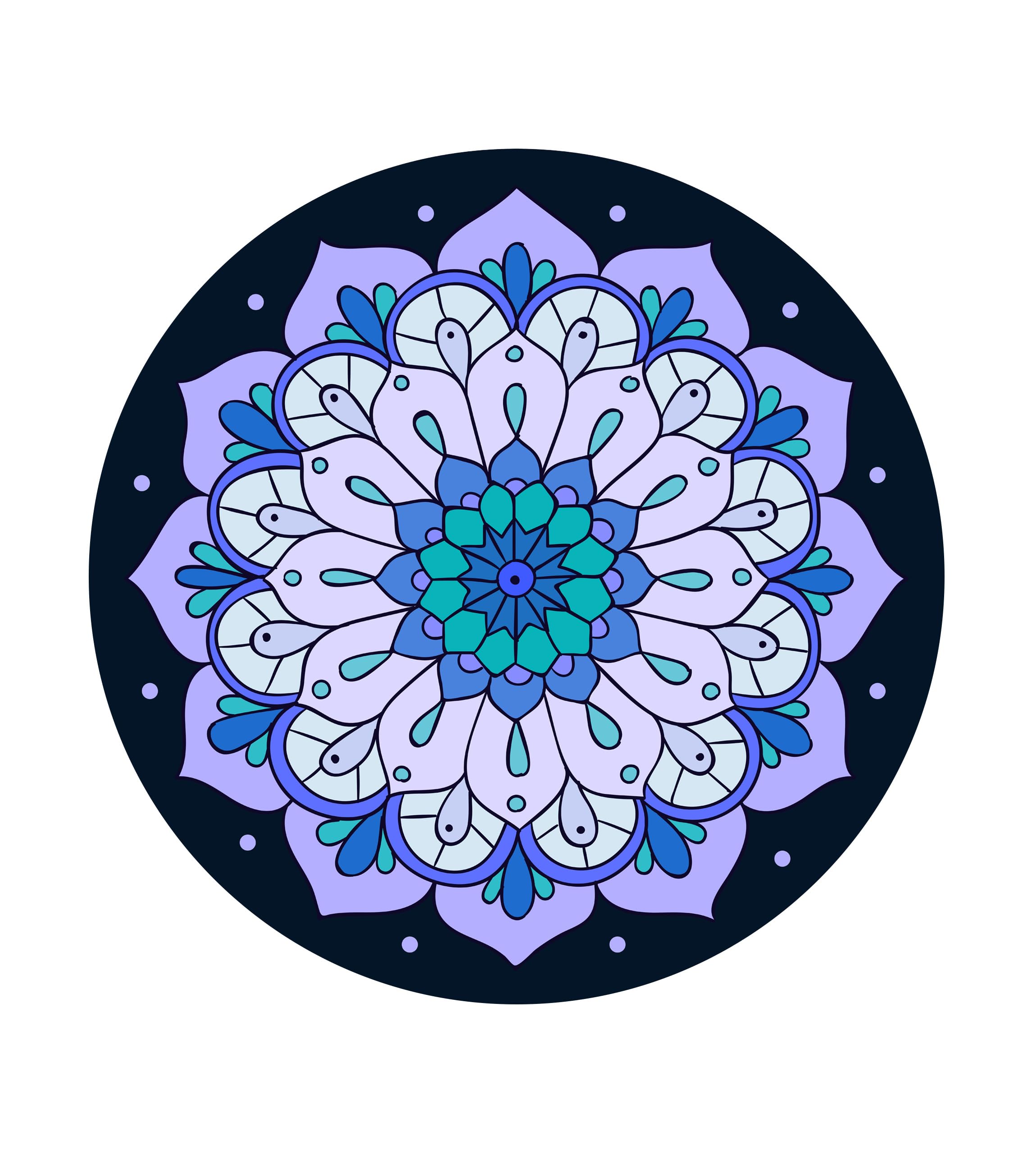 nuveti Large Meditation Mat Round Yoga Mat Pilates Yoga Mat 3.5mm Thick Natural Tree Rubber Base Non Slip, Extra Thick Grip. Thicker, Longer, and