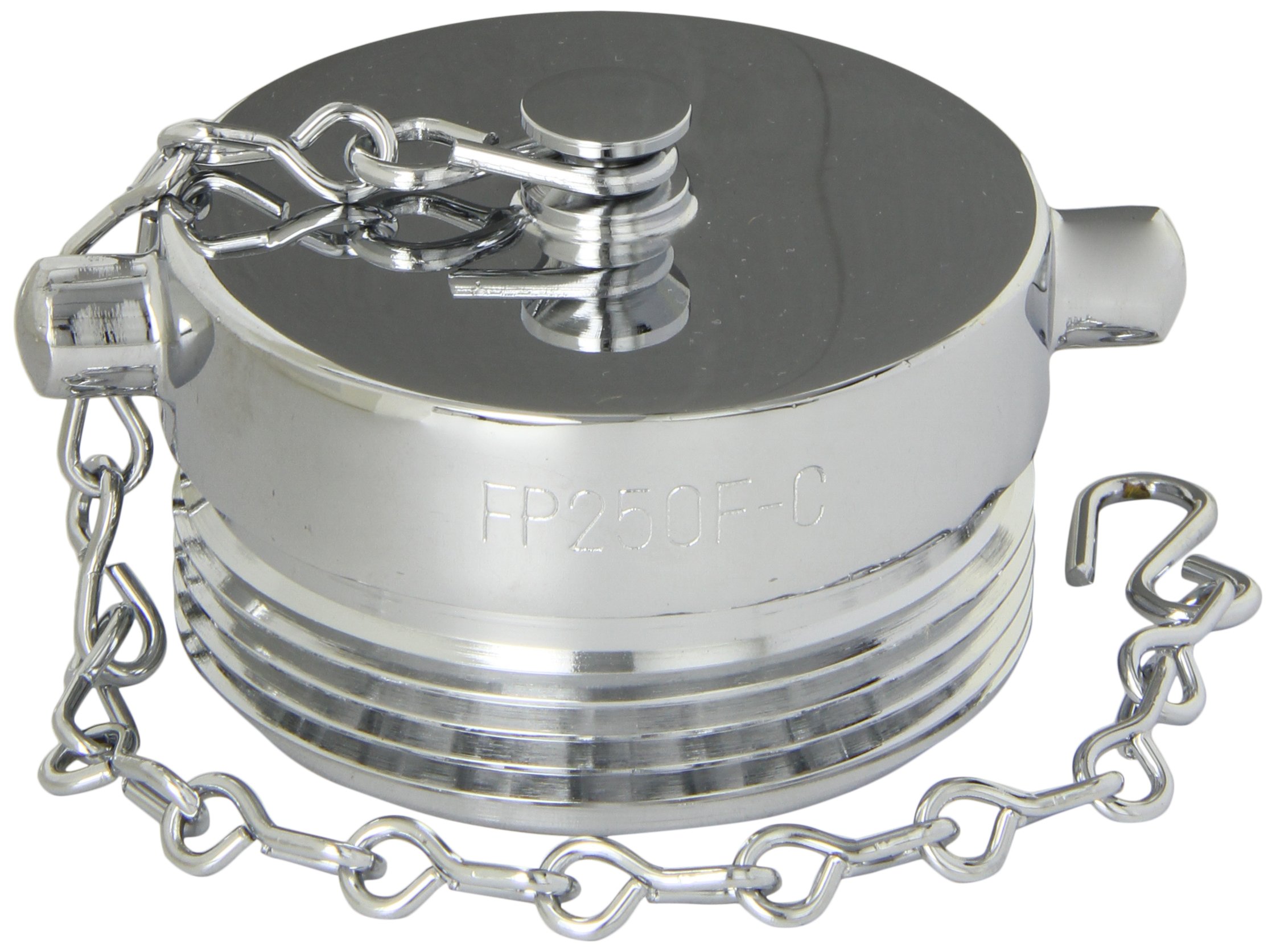 Dixon FP250F 2.5 Inch NST M Plug With Chain - Cast Brass Hose Fitting