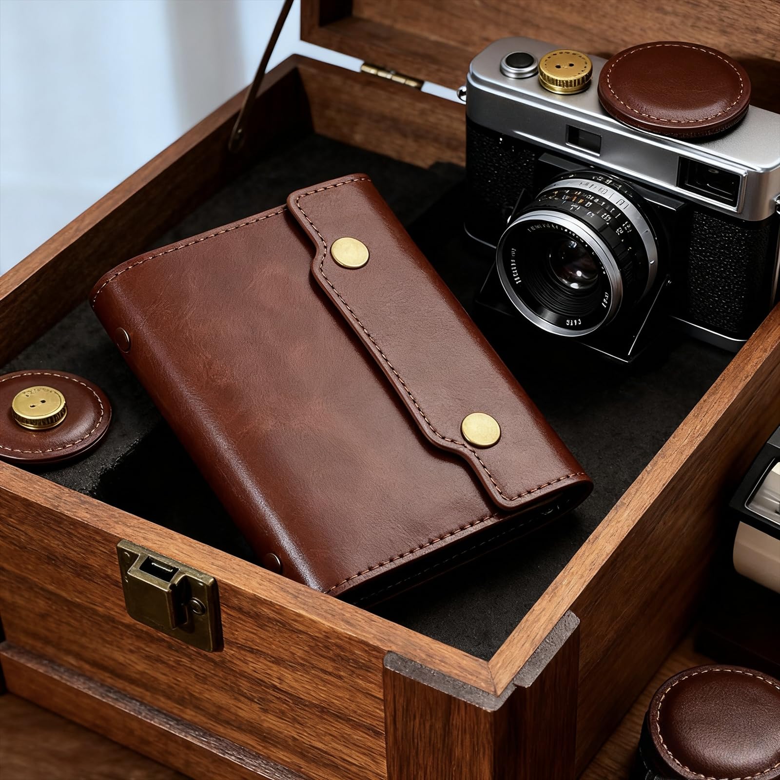 Amazon.co.jp: 【Laxewzul】システム手帳 ビジネス手帳 三つ折り