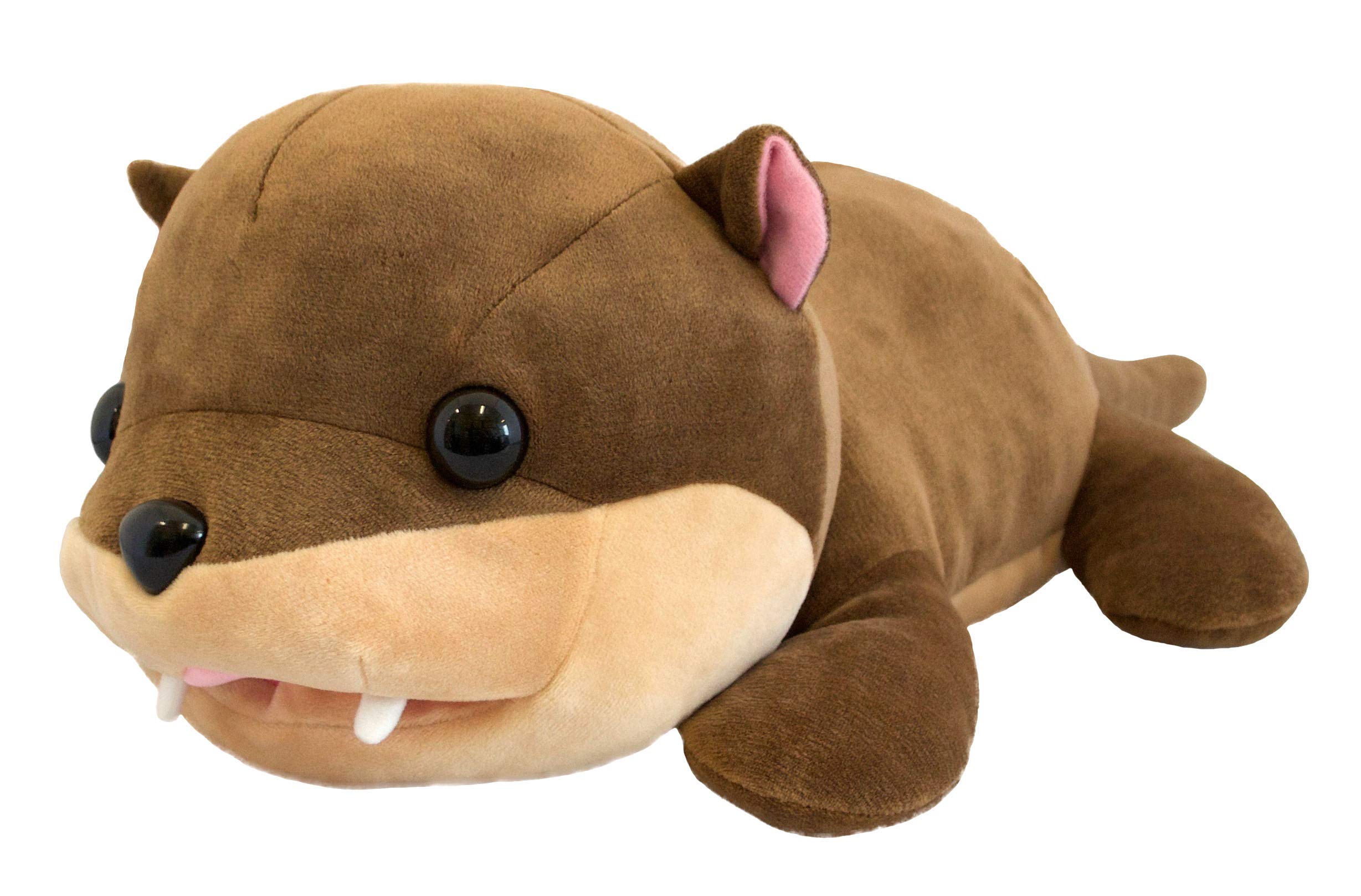 Amazon.co.jp: AQUA ぬいぐるみ もちかぷカワウソ 00220008 : おもちゃ