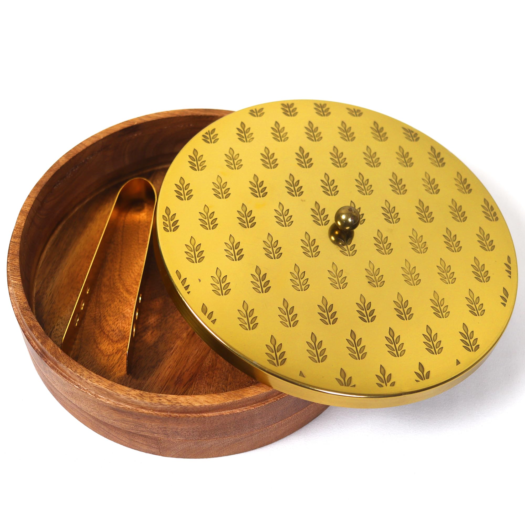 Handcrafted Mango Wood Casserole Box -2 Handcrafted Mango Wood Casserole Box -2