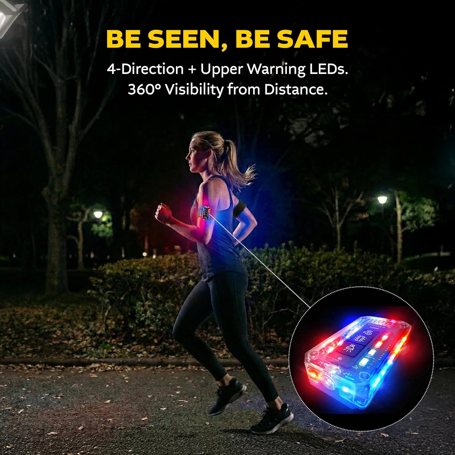 [KILL DARK] 3in1 Safety LED & Electronic Whistle