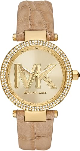 Michael Kors - Reloj Parker de acero inoxidable con detalles de diamantes