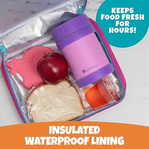 Miniatura 2 de Lonchera Bentology, bolsa de almuerzo, hermética, caja bento, para niña