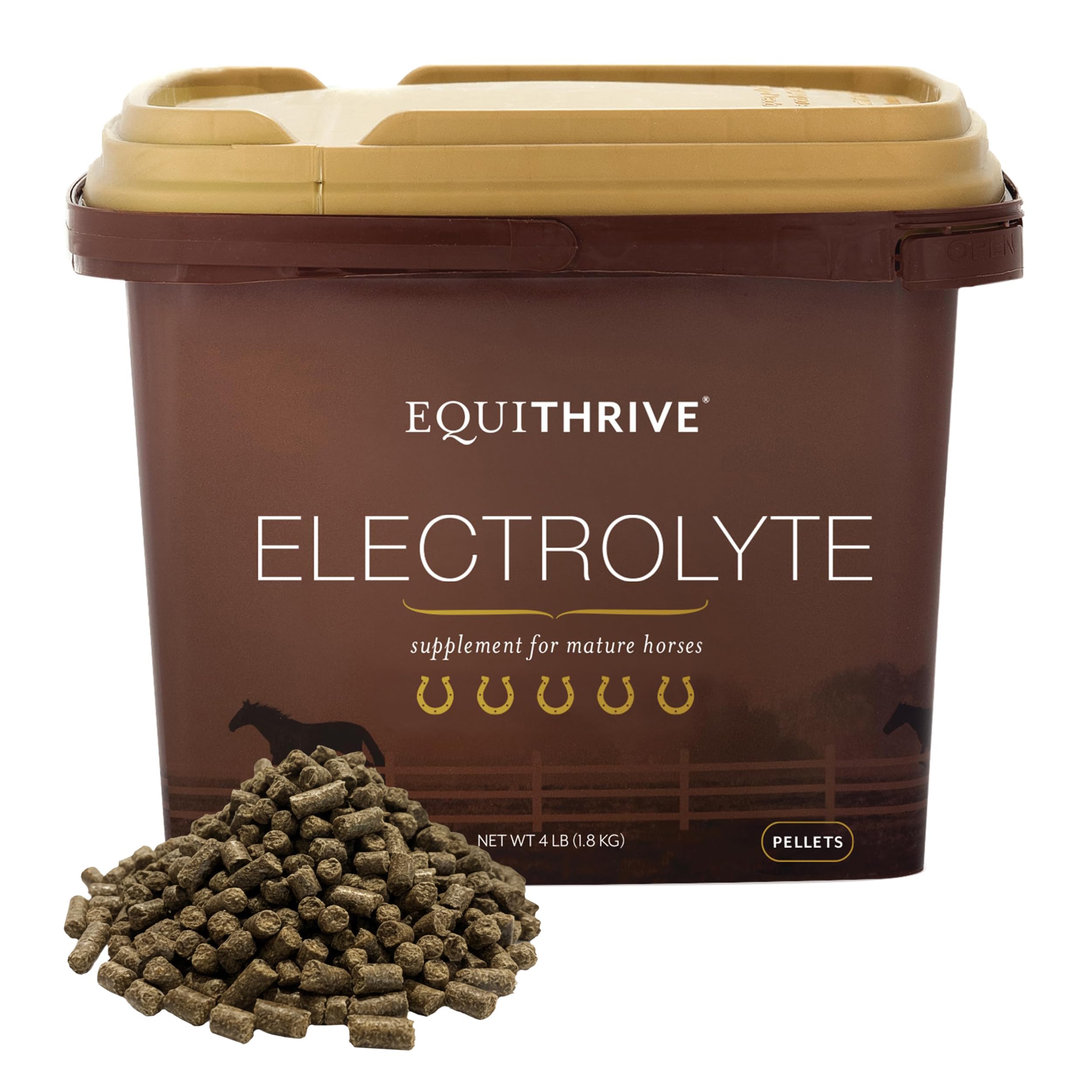 Equithrive Electrolyte Pellets Horse Supplement