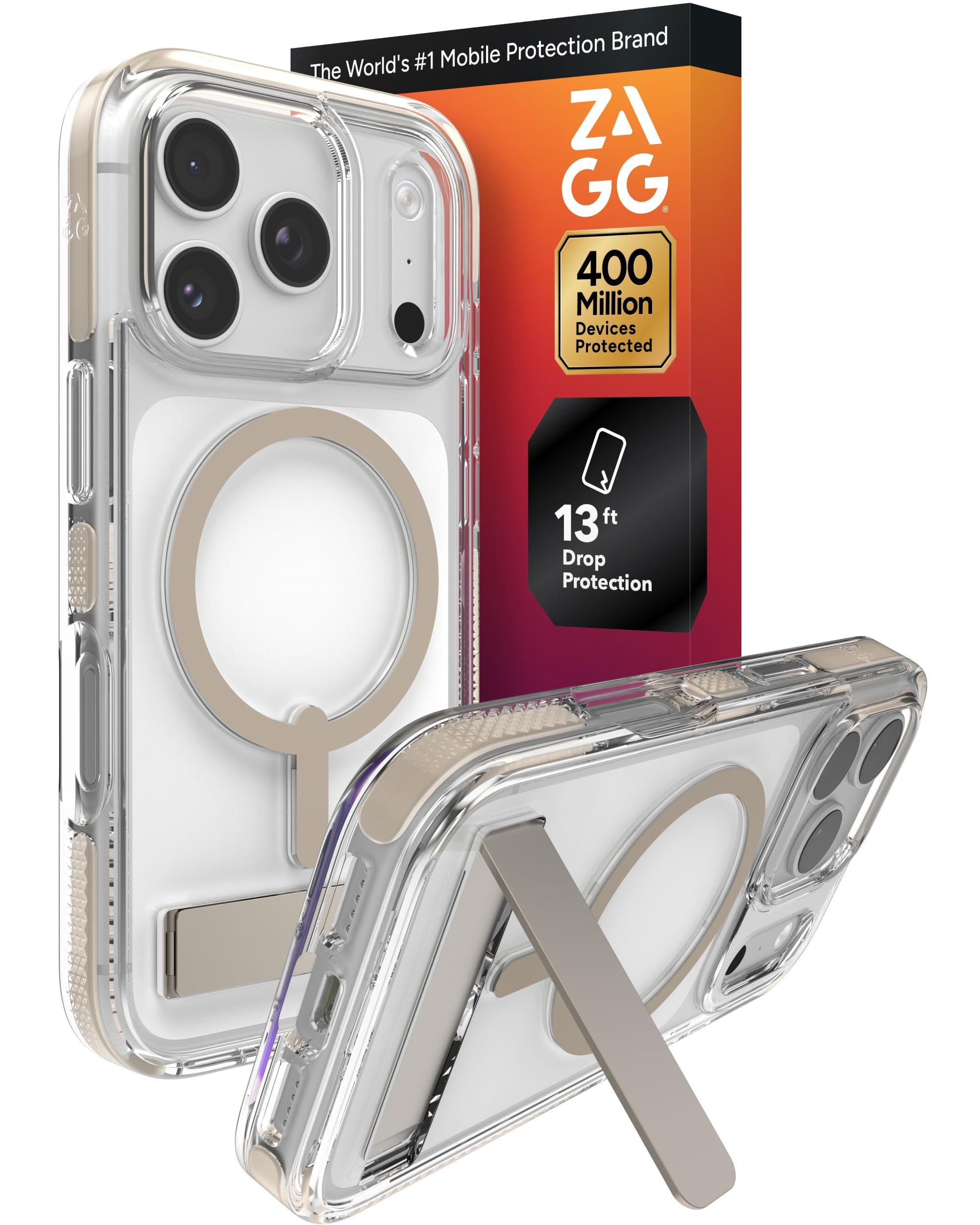 Amazon.com: ZAGG Santa Cruz Snap Case with Kickstand for iPhone 17 Amazon.com: ZAGG Santa Cruz Snap Case with Kickstand for iPhone 17