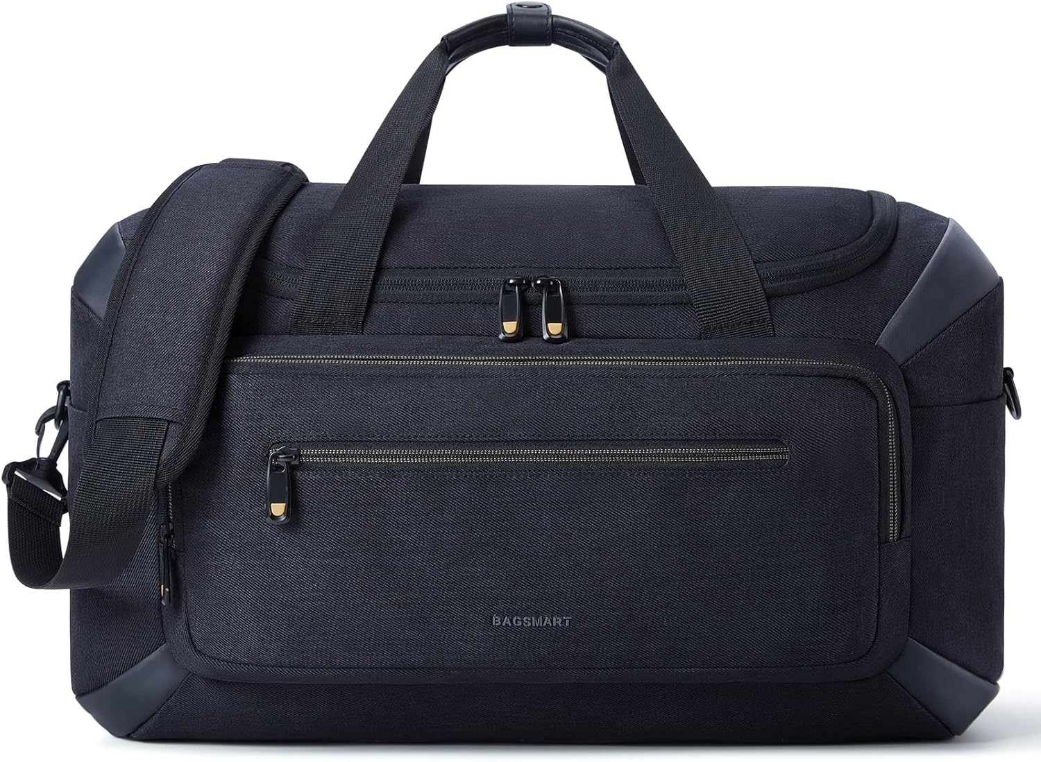 Amazon BAGSMART 大型ダッフルバッグ 男性用, ブラック, 40L, トラベルダッフルバッグ。 ボストンバッグ