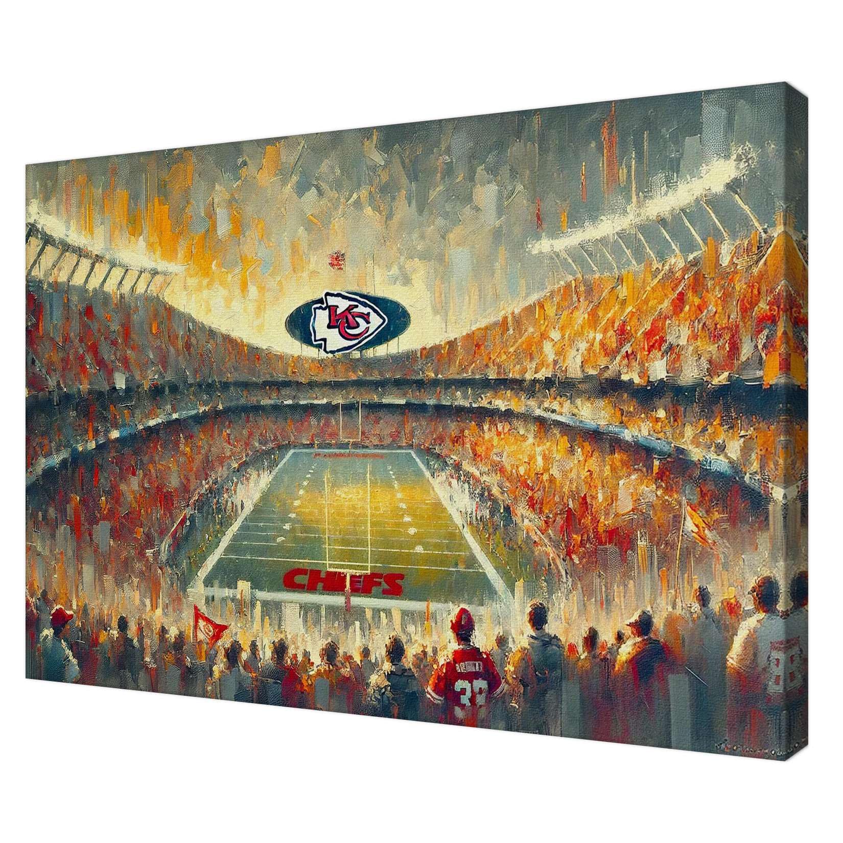 WHZKCYH 2024 American Football Championship Poster For Kids Room Wall Decor-Patrick Mahomes-Chris Jones Posters Canvas Art Print Frames Chiefs Picture