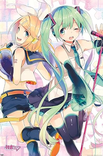 Trends International Hatsune Miku - Póster de pared Duo Trends International Hatsune Miku - Póster de pared Duo