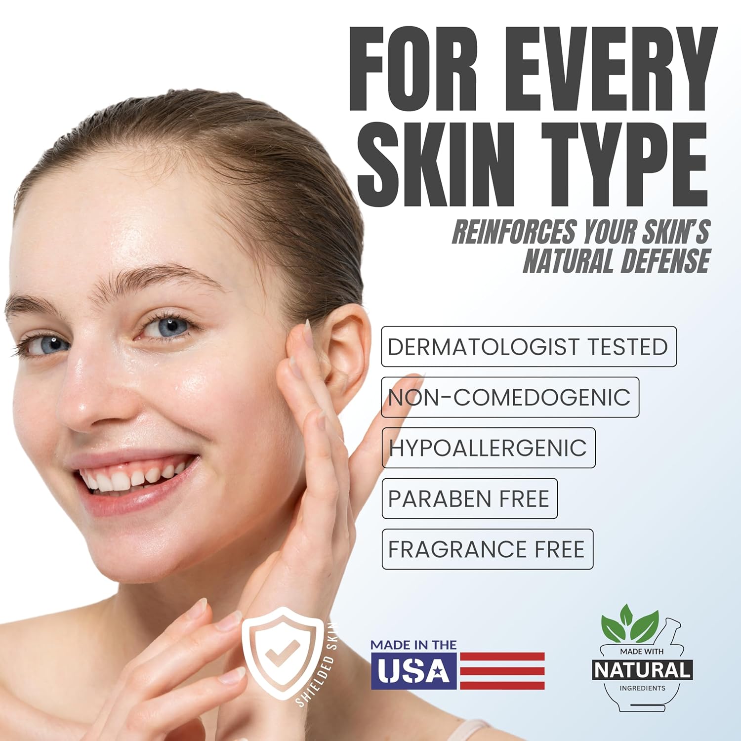 Alozera Pure Hyaluronic Acid Serum with Stem Cells for Face & Neck, Deep Hydration Facial Moisturizer for Plumper & Smoother Skin, Concentrated Anti-Aging Serum, Day & Night - Image 5